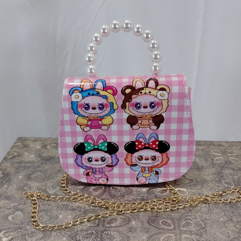 Cute Cartoon Character Mini Bag - Pink